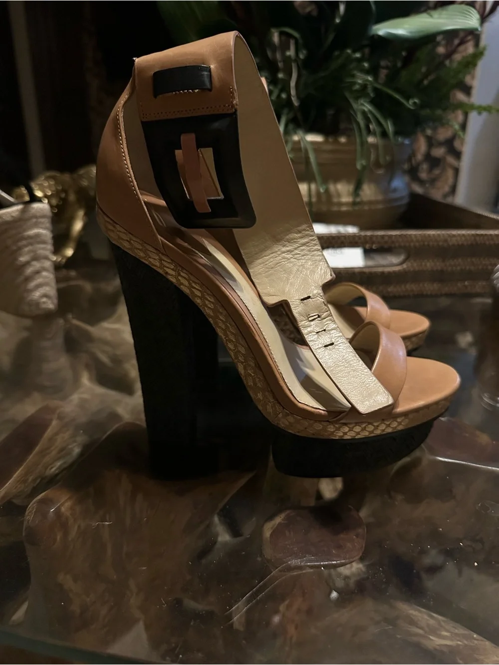 Brian Atwood Braganca Platform Sandals | Heels